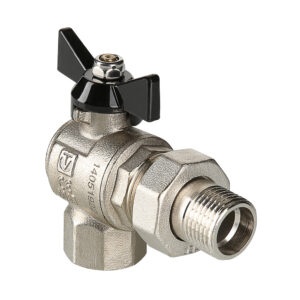 Кран шаровой VALTEC PERFECT угловой с полусгоном. VT.328.N оптом